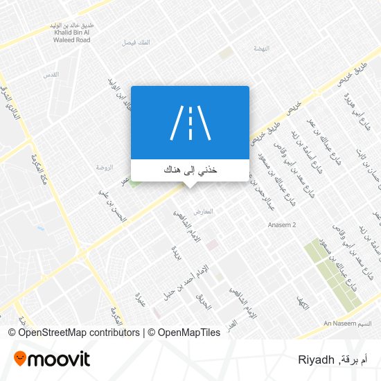 خريطة أم برقة