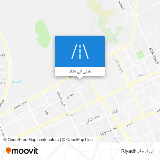 خريطة أبي ذربية