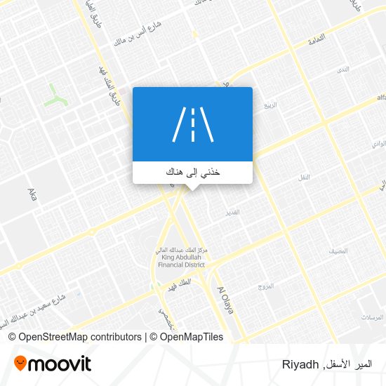 خريطة المير الأسفل