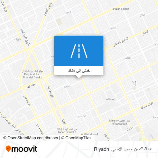 خريطة عبدالملك بن حسين الأنسي