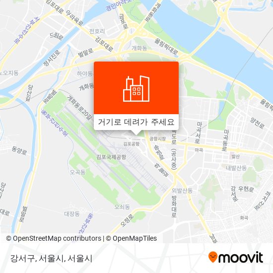 강서구, 서울시 지도