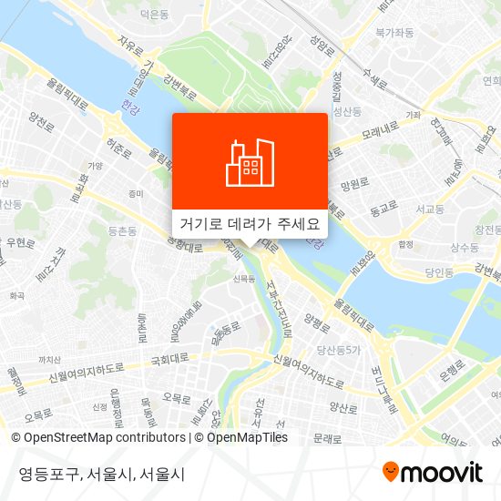 영등포구, 서울시 지도