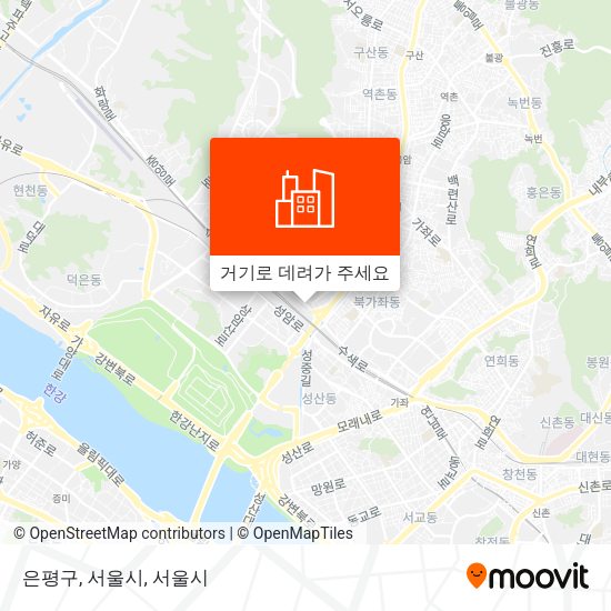 은평구, 서울시 지도