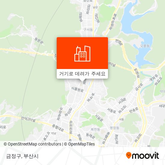 금정구 지도