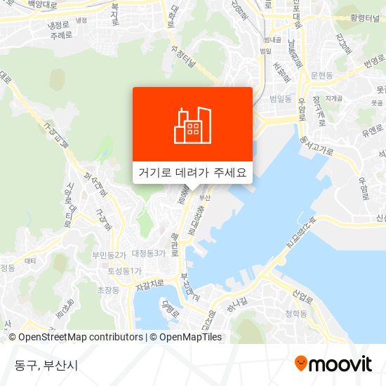 동구 지도