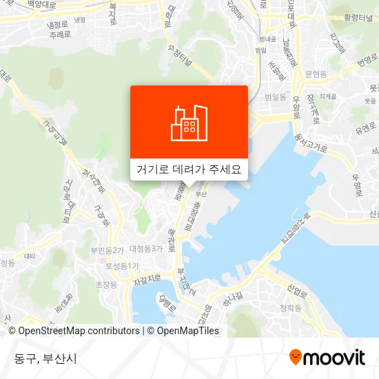 동구 지도