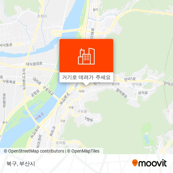 북구 지도