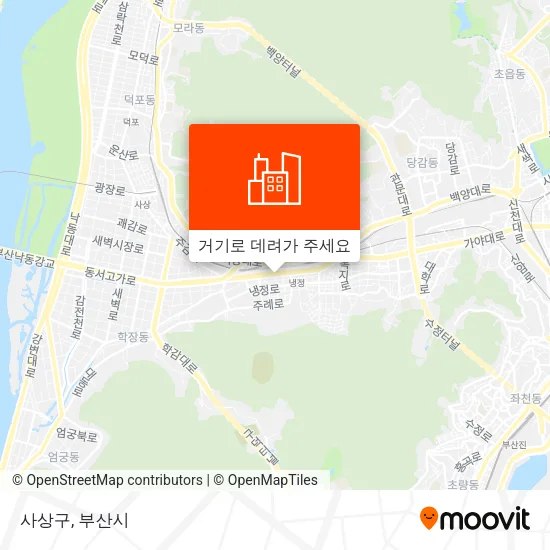 사상구 지도