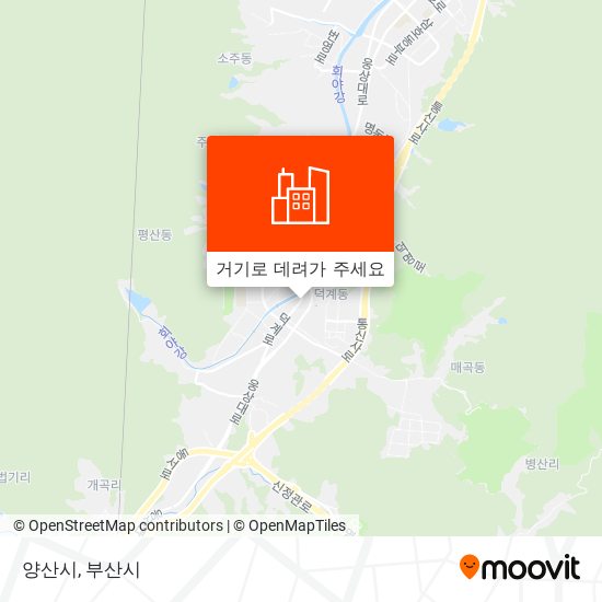 양산시 지도