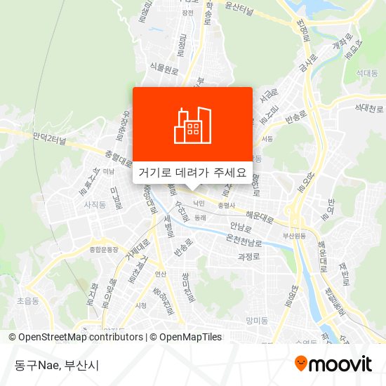 동구Nae 지도