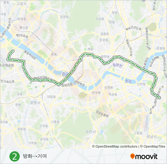 2 지하철 노선 지도
