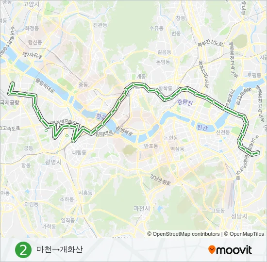 2 지하철 노선 지도