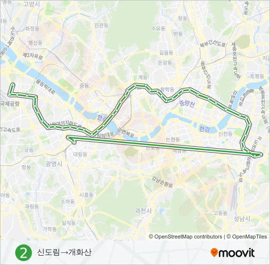 2 지하철 노선 지도