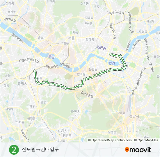 2 지하철 노선 지도