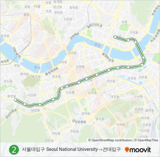 2 지하철 노선 지도