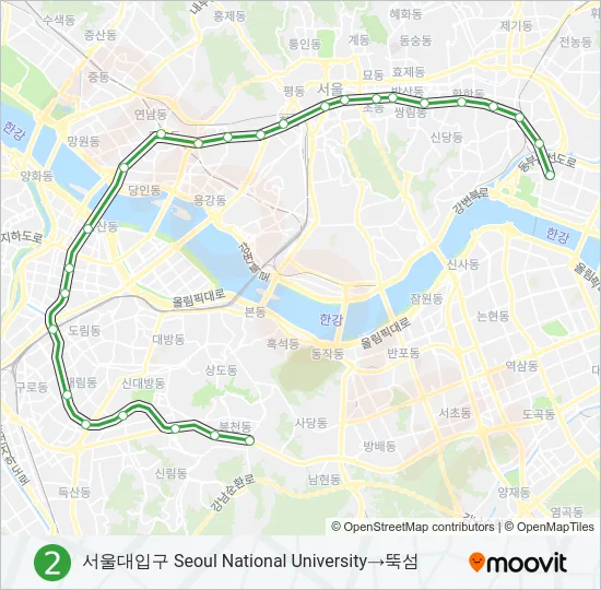 2 지하철 노선 지도