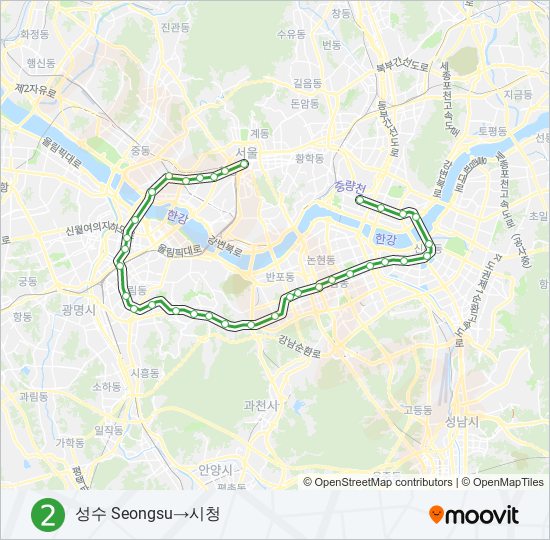 2 지하철 노선 지도