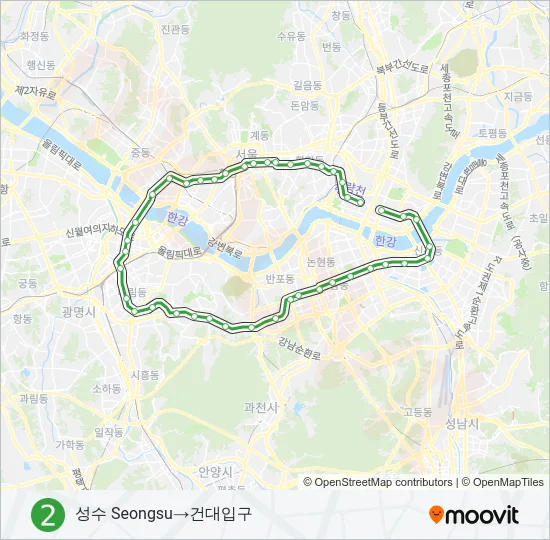 2 지하철 노선 지도