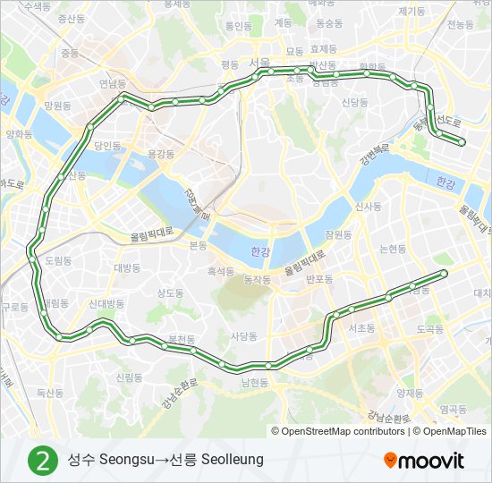 2 지하철 노선 지도