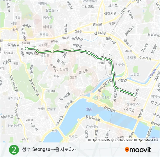 2 지하철 노선 지도