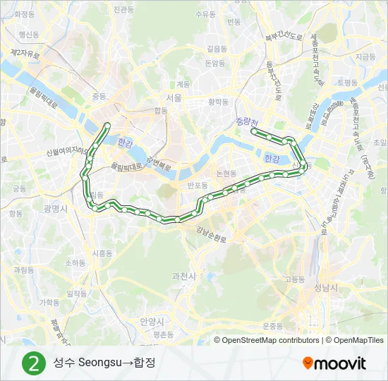 2 지하철 노선 지도
