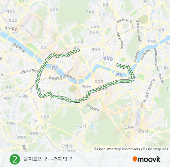 2 지하철 노선 지도
