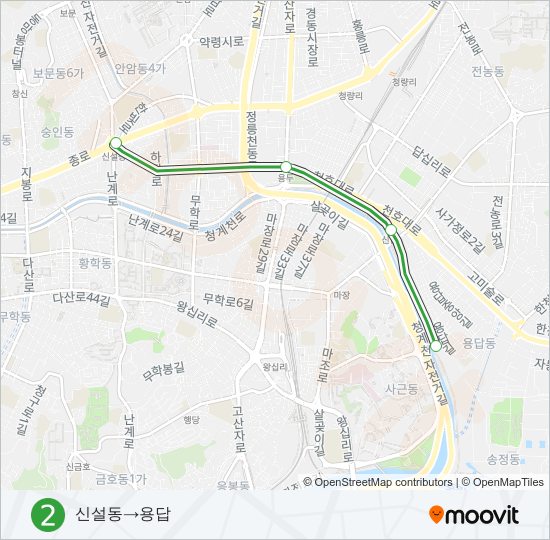 2 subway Line Map