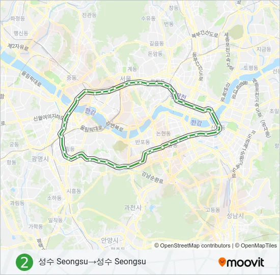 2 지하철 노선 지도