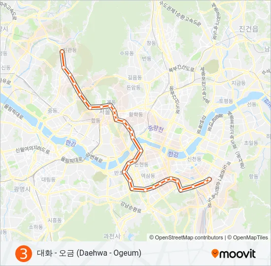 3 지하철 노선 지도