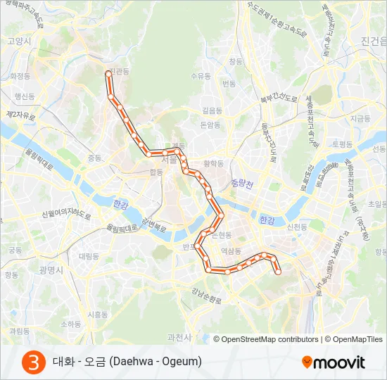 3 지하철 노선 지도