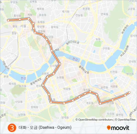 3 지하철 노선 지도