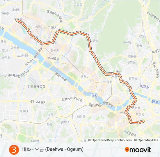 3 지하철 노선 지도