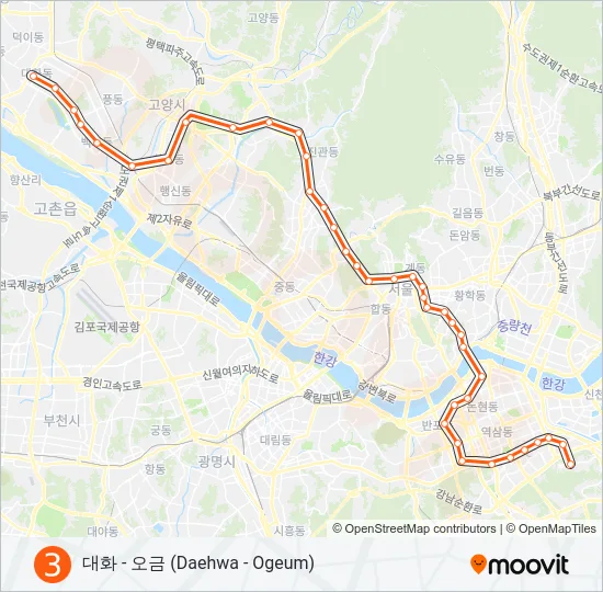 3 지하철 노선 지도