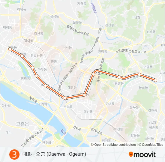 3 지하철 노선 지도