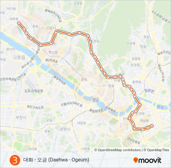 3 지하철 노선 지도