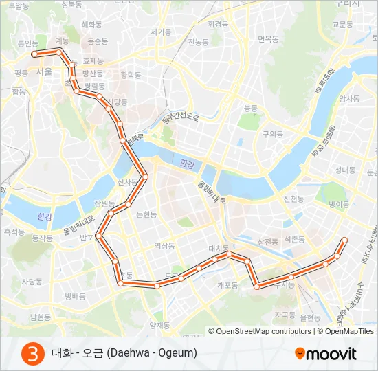 3 지하철 노선 지도