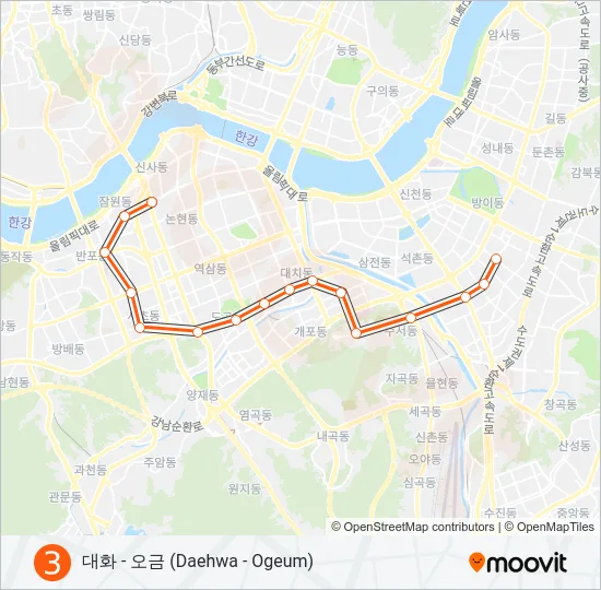 3 지하철 노선 지도