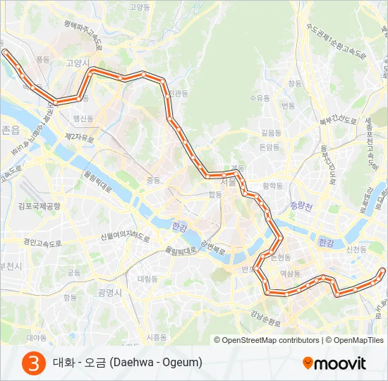 3 지하철 노선 지도