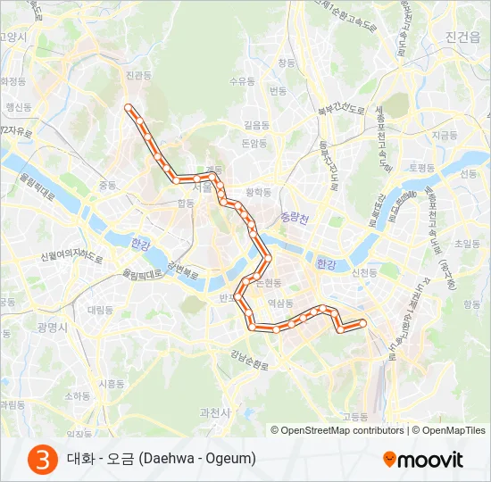3 지하철 노선 지도