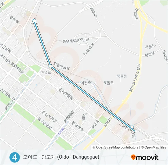 4 지하철 노선 지도