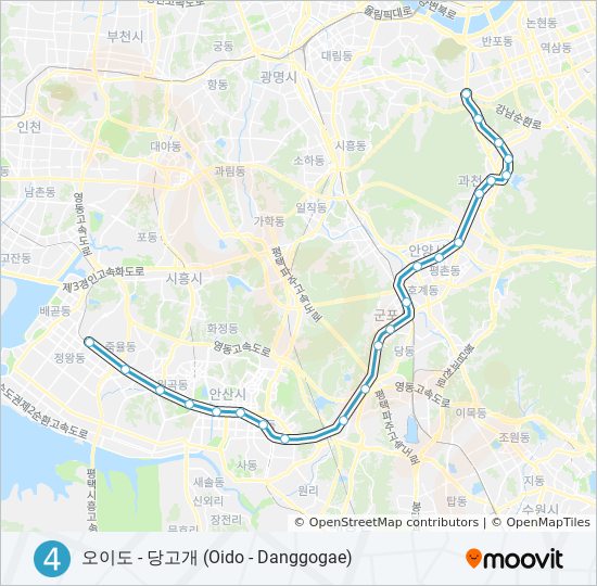 4 subway Line Map