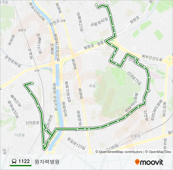 1122 Bus Line Map