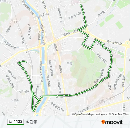 1122 Bus Line Map