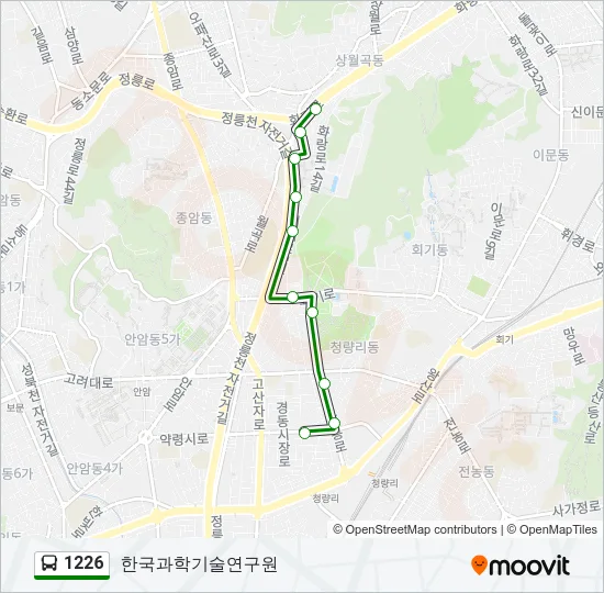 1226 Bus Line Map