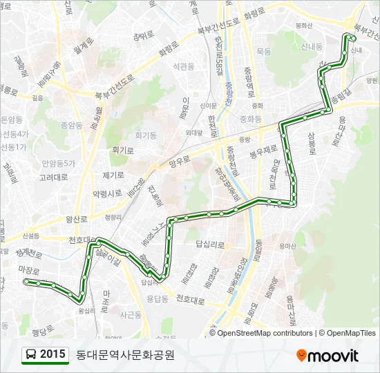 2015 Bus Line Map