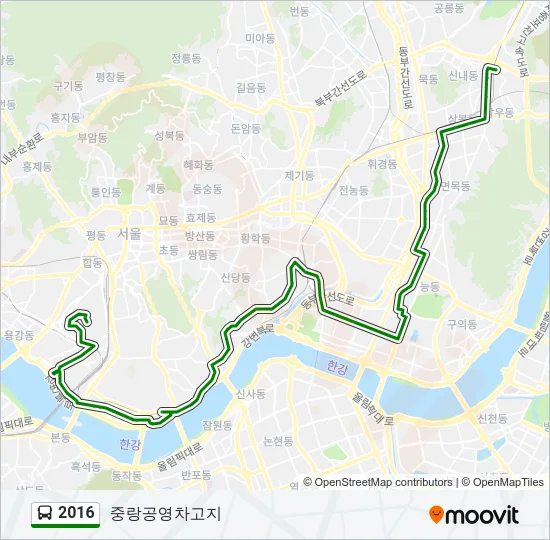 2016 Bus Line Map
