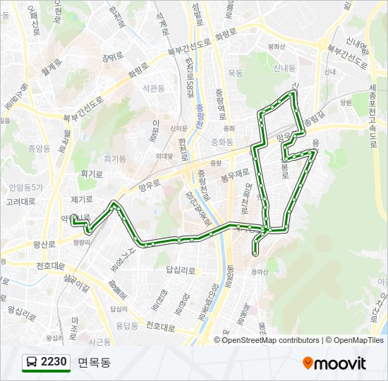 2230 버스 노선 지도