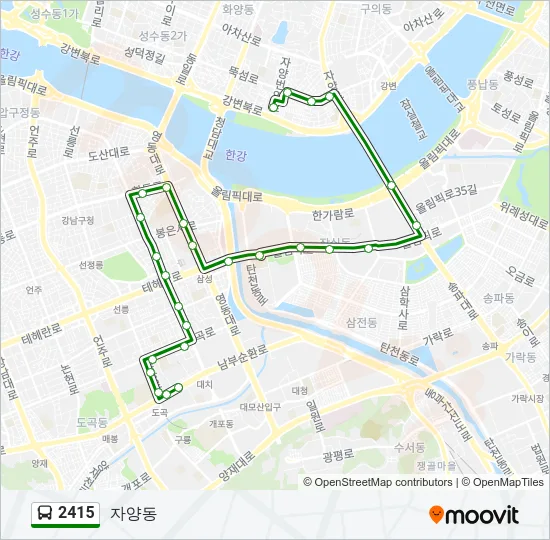 2415 Bus Line Map