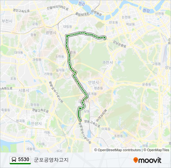 5530 bus Line Map