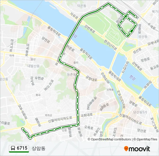 6715 Bus Line Map